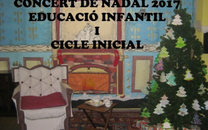 Concert de Nadal 2017. Educació infantil i cicle inicial