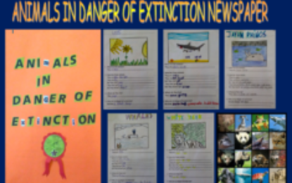 Animals in danger of extinction newspaper