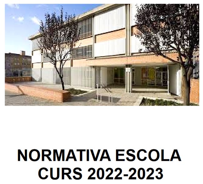 Normativa escola curs 2022-2023