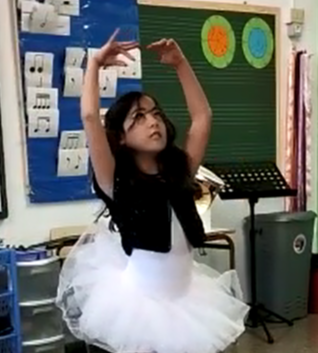 Una gran ballarina a l’escola!